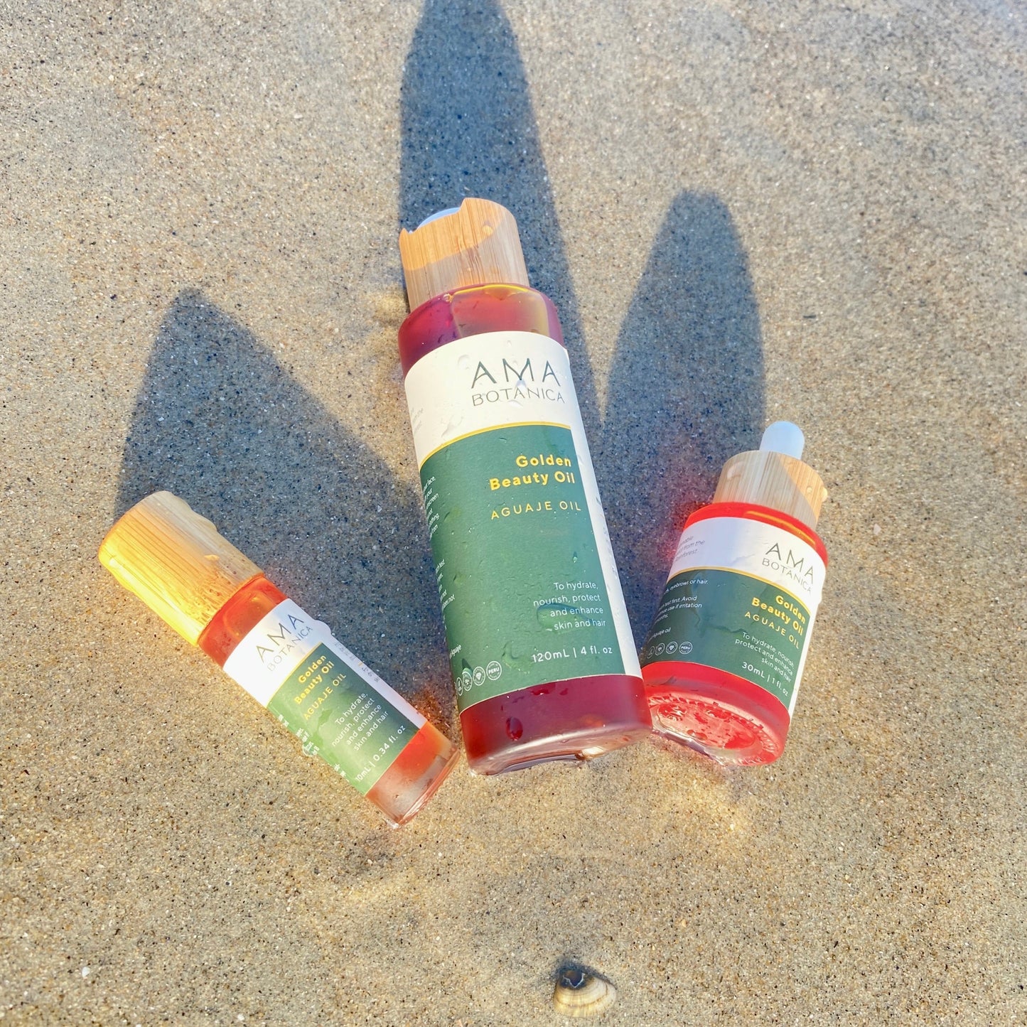 The Ama trio Pack: 10mL, 30mL and 120 mL