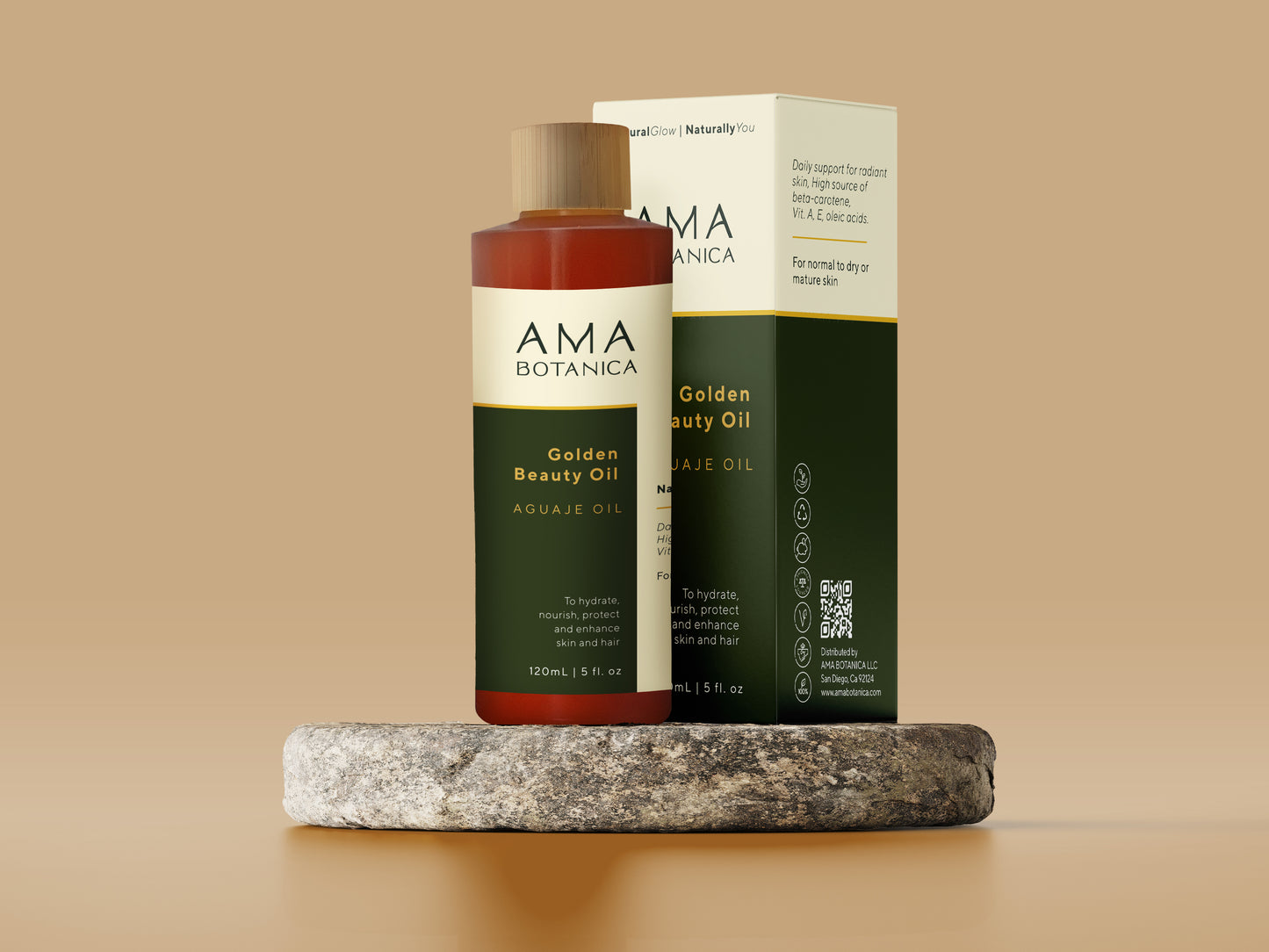 AMA Golden Beauty Oil 120 mL For Body